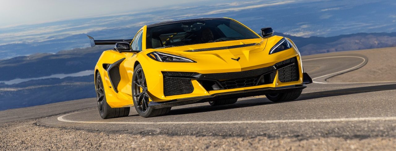 Yellow Corvette ZR1